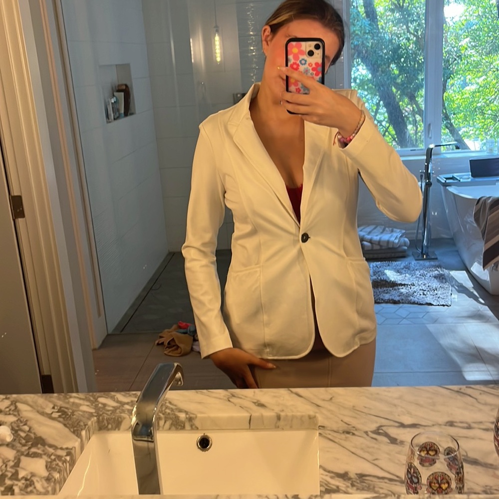 Brenda beddome white blazer